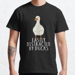 yellow duck graphic short attention span Gift easily distracted by ducks For Ilove duck lovers sayings ducky Classic T-Shirt RB0701 product Offical Saying Shirt Merch