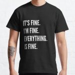 Fine Workout Design Classic T-Shirt RB0701 product Offical Saying Shirt Merch