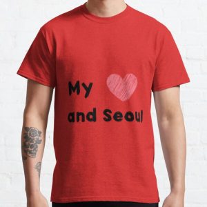 My Heart and Seoul Classic T-Shirt RB0801 product Offical Saying Shirt Merch