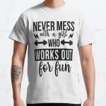 workout shirts with sayings Classic T-Shirt RB0701 product Offical Saying Shirt Merch
